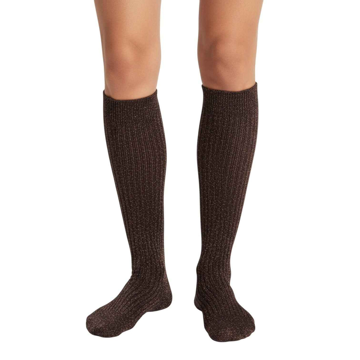 Gucci Wool Crew Socks Metallic M9 Red Black Luxury Comfort