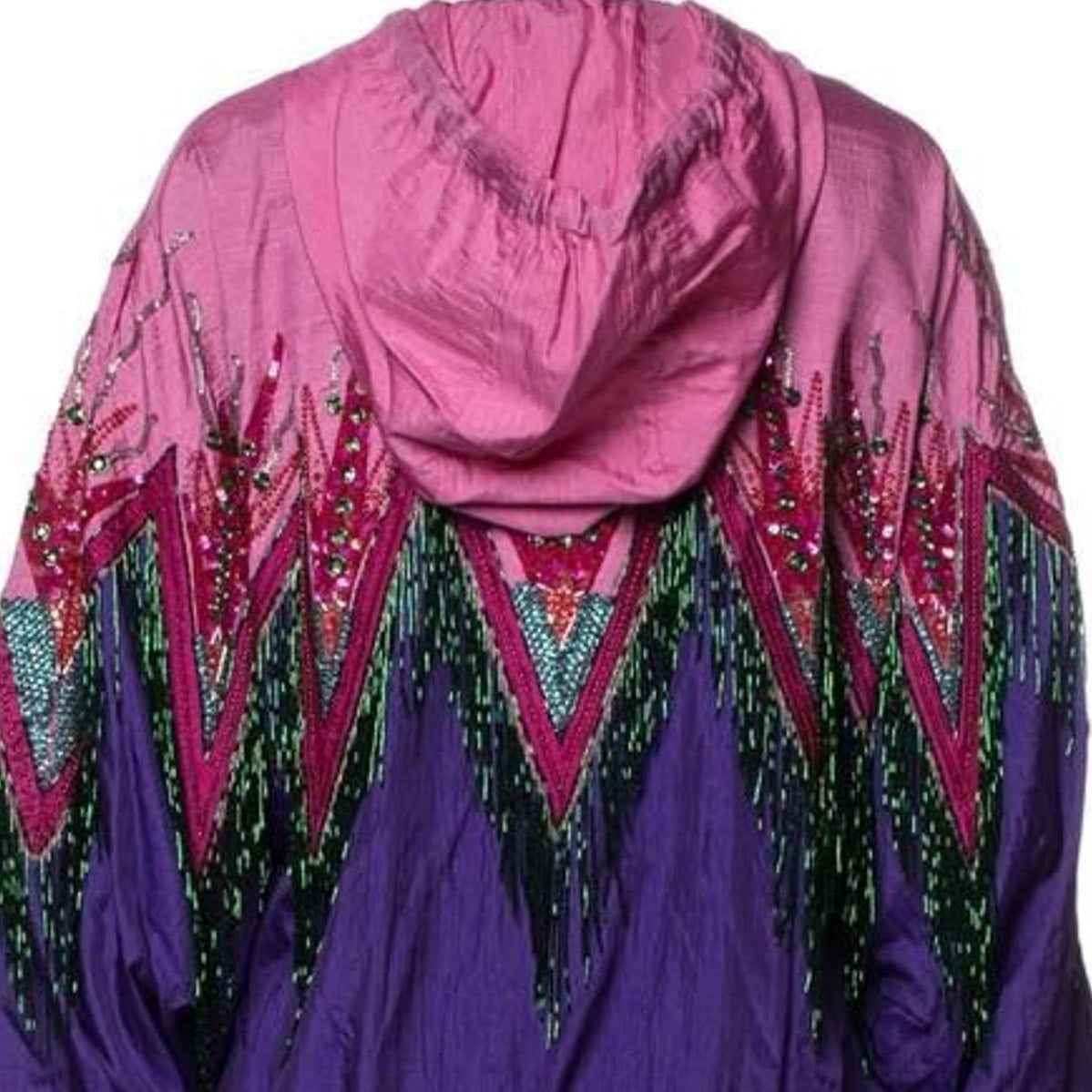 Gucci Fringe Beaded Bomber Jacket - Elevate Your Wardrobe with Luxury Style - Prime Essentials