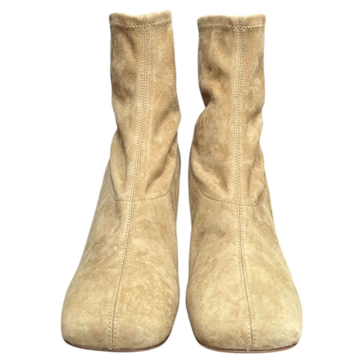 Luxury Ankle Boots for Women - Nicholas Kirkwood's Maeva Brown Stretch Suede