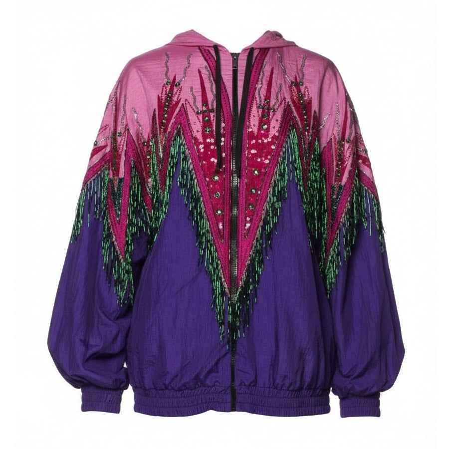 Gucci Fringe Beaded Bomber Jacket - Elevate Your Wardrobe with Luxury Style - Prime Essentials