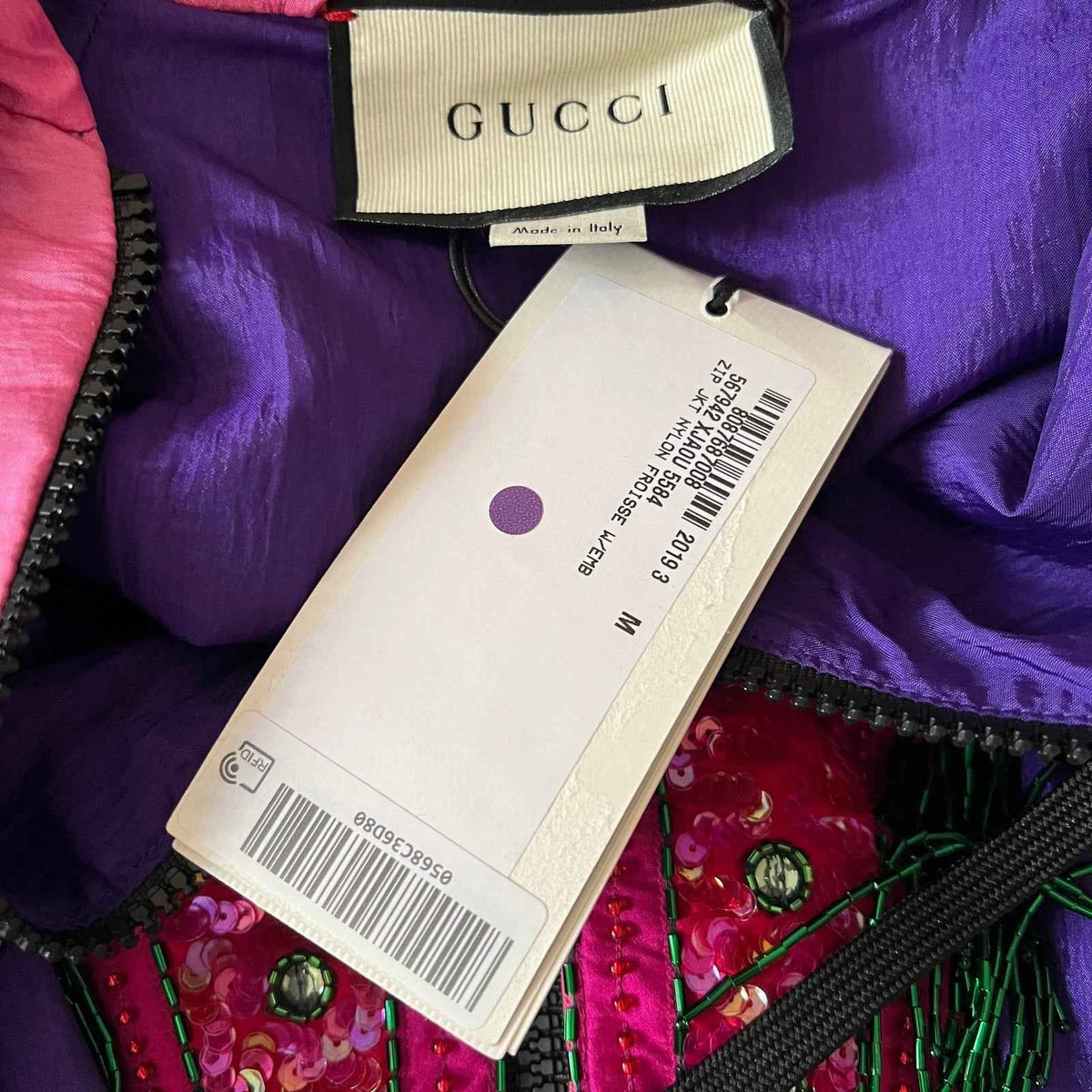 Gucci Fringe Beaded Bomber Jacket - Elevate Your Wardrobe with Luxury Style - Prime Essentials