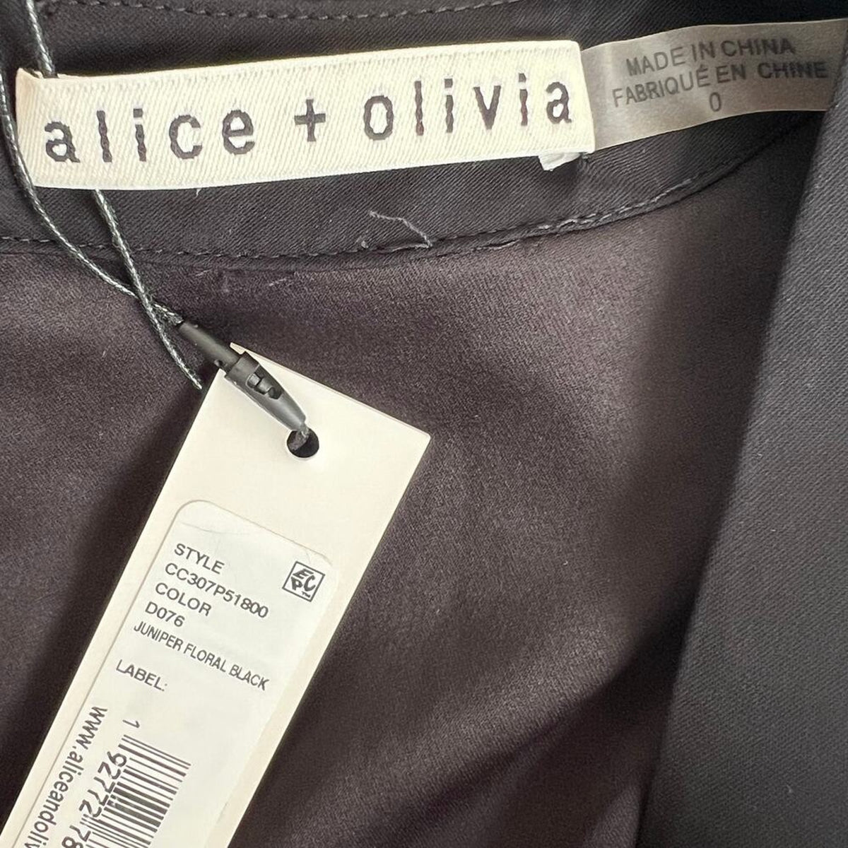 Alice + Olivia Satin Jumpsuit Floral US 0 Elegant Style - Prime Essentials