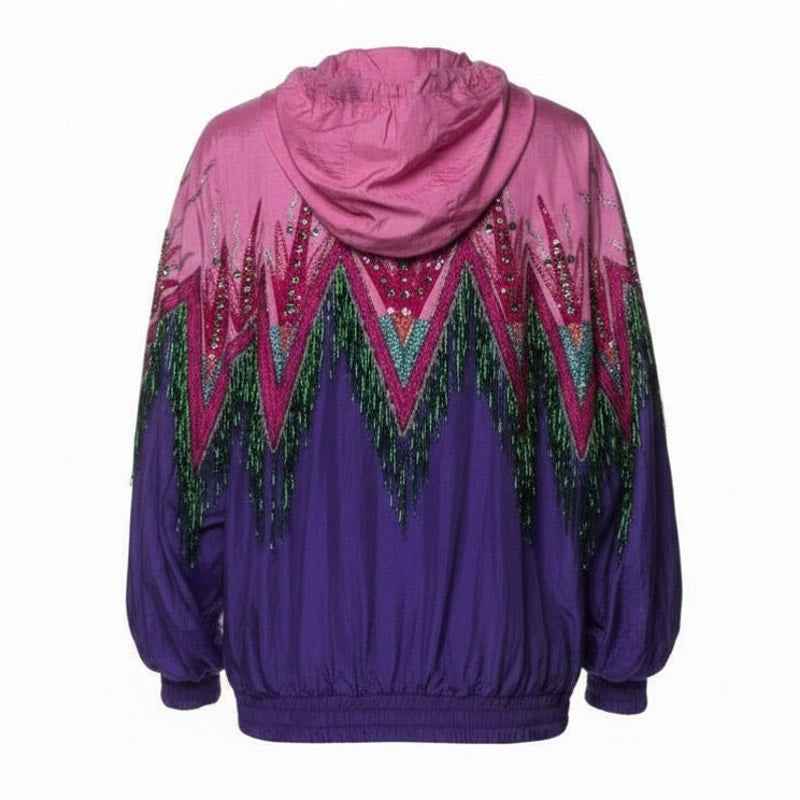 Gucci Fringe Beaded Bomber Jacket - Elevate Your Wardrobe with Luxury Style - Prime Essentials
