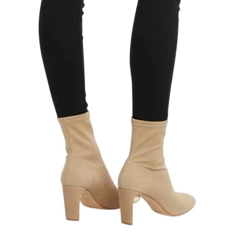 Luxury Ankle Boots for Women - Nicholas Kirkwood's Maeva Brown Stretch Suede
